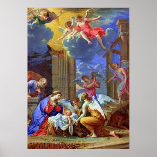 Poster Crèche Charles Poerson 1665