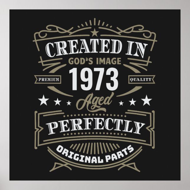 Poster Créé dans l'image de Dieu Customisé (Devant)