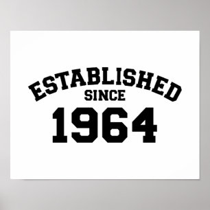 Poster Créé depuis 1964
