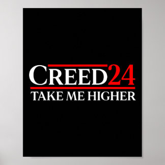 Poster Creed 24 Emmène-Moi Plus Haut Drapeau États-Unis A