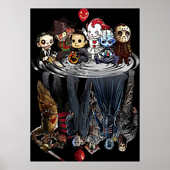 Poster Creeps Halloween Horror films cadeau (Devant)