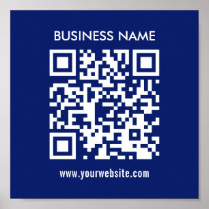 Poster Créer du code QR instantanément   Design simple mo