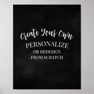 Poster Créer une personnalisation
