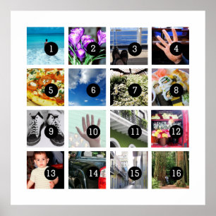 Poster Créez facilement votre propre photo Art avec 16 ph