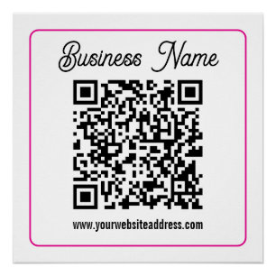 Poster Créez instantanément un code QR scannable pour vot