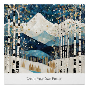 Poster Créez vos propres devis de montagne