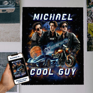 Poster Créez vos propres photos de bootleg rétro 90s et Y