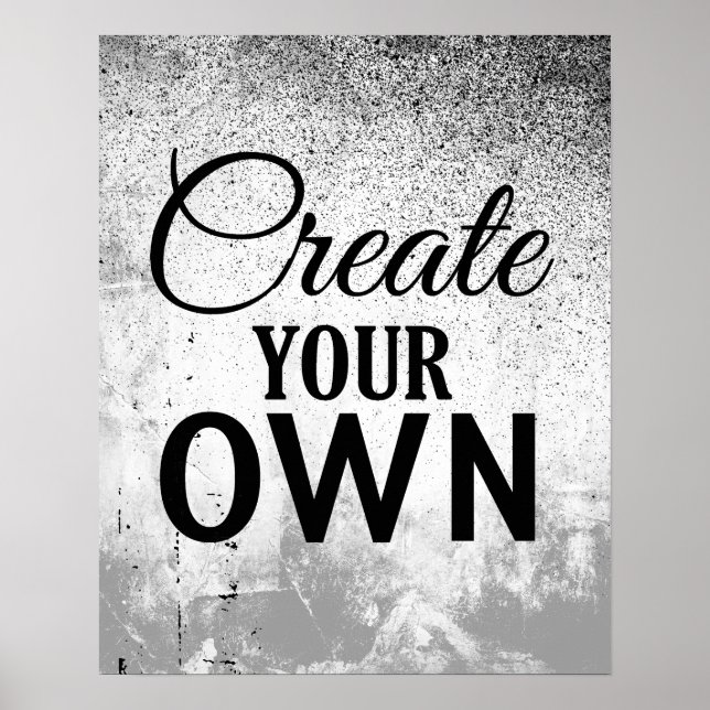 Poster Créez votre propre (Devant)