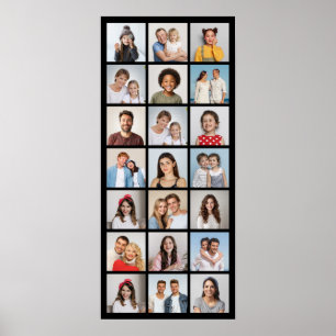 Poster Créez votre propre 21 photo Collage couleur modifi
