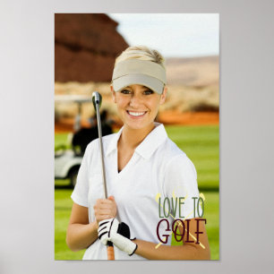 Poster Créez votre propre amour du golf pour le golfeur