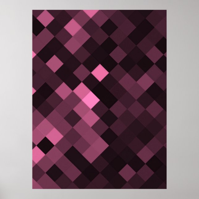Poster Créez votre propre Arrière - plan Pixel personnali (Devant)