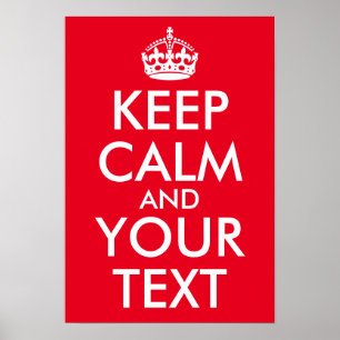Poster Créez votre propre calme et votre texte