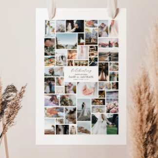 Poster Créez votre propre collage de 46 photos