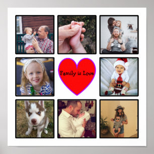 Poster Créez Votre Propre Collage Photo Personnalisé Avec