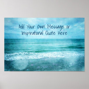 Poster Créez votre propre devis inspirant motivationnel