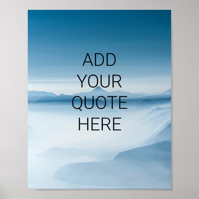 Poster Créez votre propre devis personnalisé (Devant)