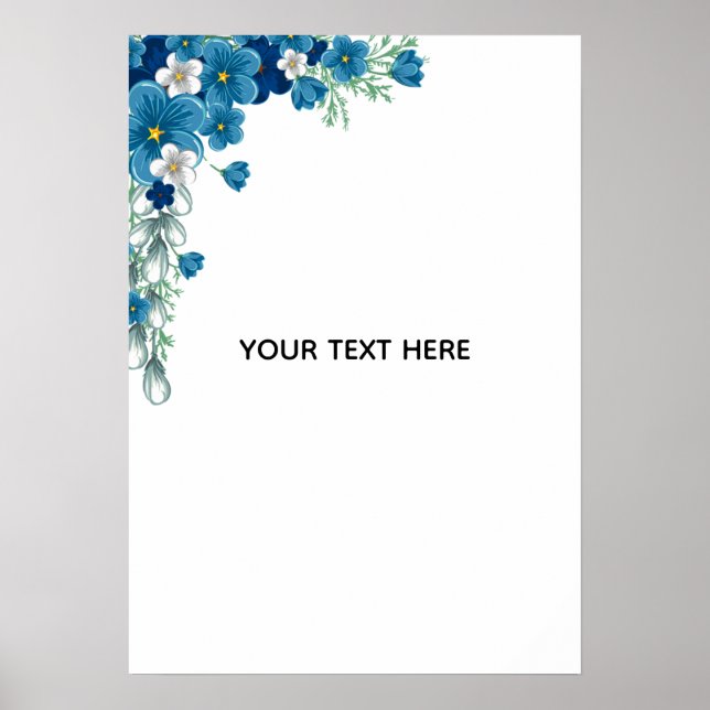 Poster Créez Votre Propre Floral (Devant)