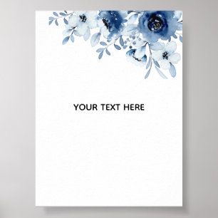 Poster Créez Votre Propre Floral