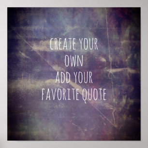 Poster créez votre propre peinture murale de texture en m