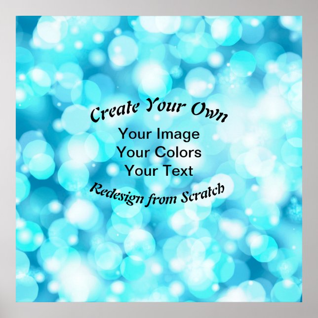 Poster Créez votre propre personnalisation (Devant)