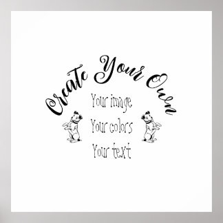 Poster Créez votre propre personnalisation