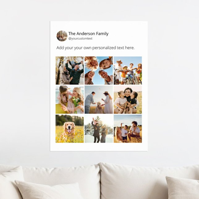 Poster Créez votre propre profil de photos sur les médias (Créateur téléchargé)