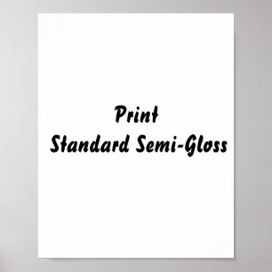 Poster Créez votre propre semi-brillant standard