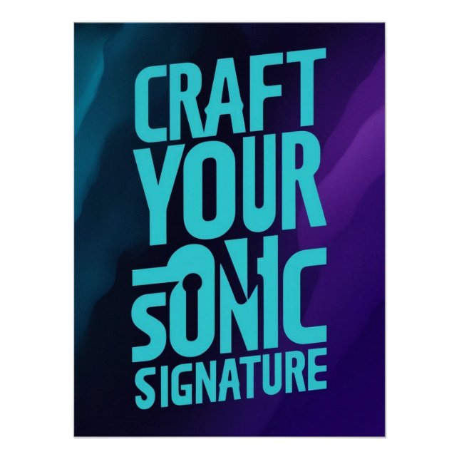 Poster Créez votre signature sonore (Devant)