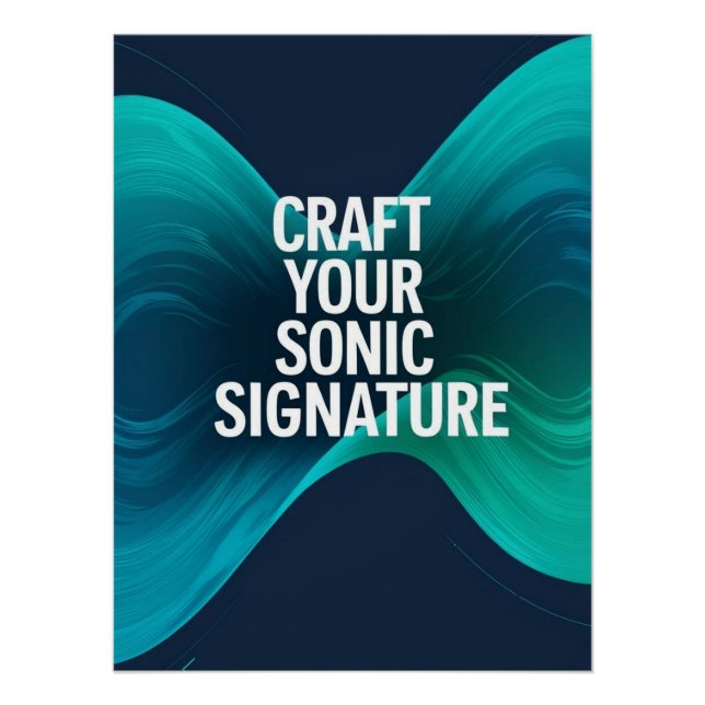 Poster Créez votre signature sonore option 3 (Devant)