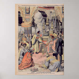 Poster Crémation solennelle du roi Norodom I