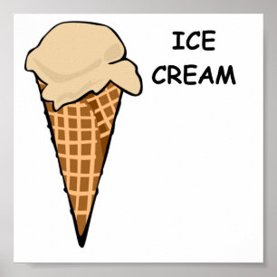 POSTER CRÈME DE GLACE
