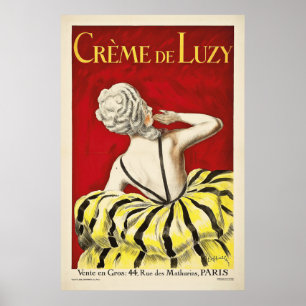 Poster Crème De Luzy Leonetto Cappiello