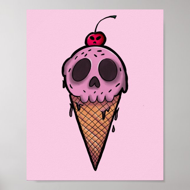Poster Crème Épouvantable (Devant)