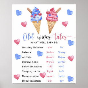 Poster Crème glacée Old Wives Tales Genre Reveval Board