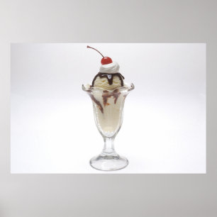 Poster Crème glacée Sundae