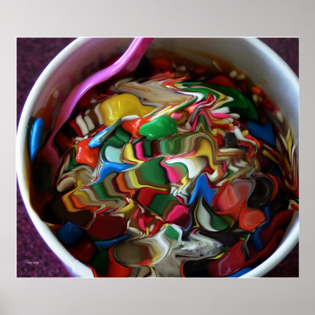 Poster Crème glacée Sundae (Devant)