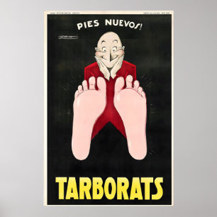 Poster Crème pour les pieds Tarborats New Feet Mauzan Vin