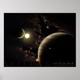Poster Crépuscule galiléen