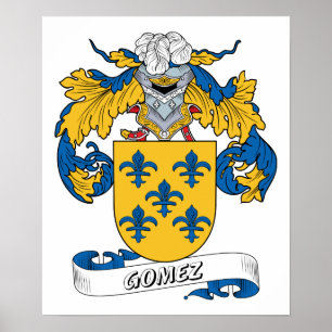 Poster Crest de la famille Gomez