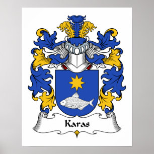 Poster Crest de la famille Karas