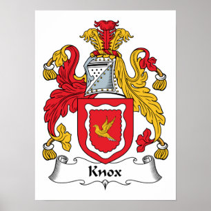 Poster Crest de la famille Knox