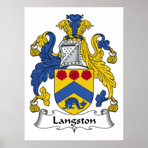 Poster Crest de la famille Langston