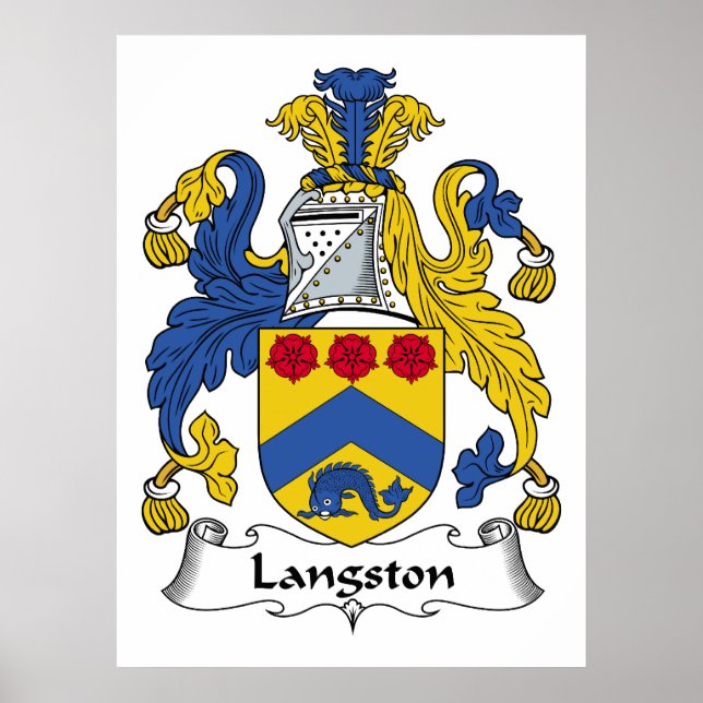 Poster Crest de la famille Langston (Devant)