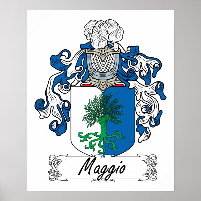 Poster Crest de la famille Maggio (Devant)