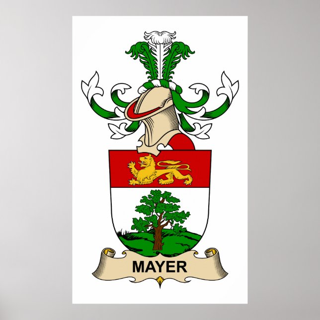 Poster Crest de la famille Mayer (Devant)