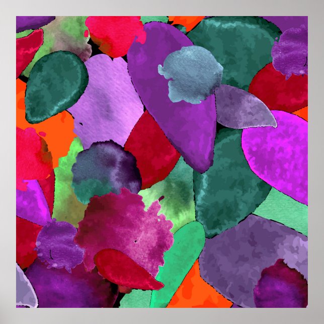 Poster Crête de couleur (Devant)