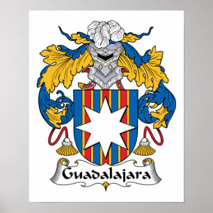 Poster Crête de famille de Guadalajara