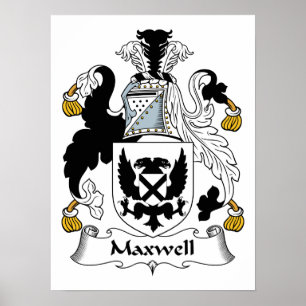 Poster Crête de famille de Maxwell