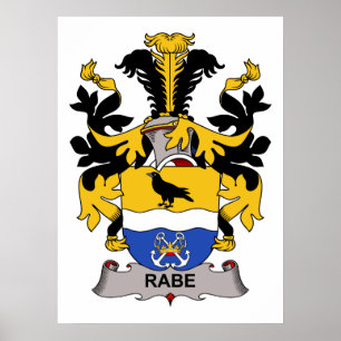 Poster Crête de famille de Rabe