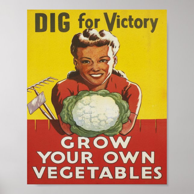 Poster Creusez pour la victoire Gagne votre propre affich (Devant)